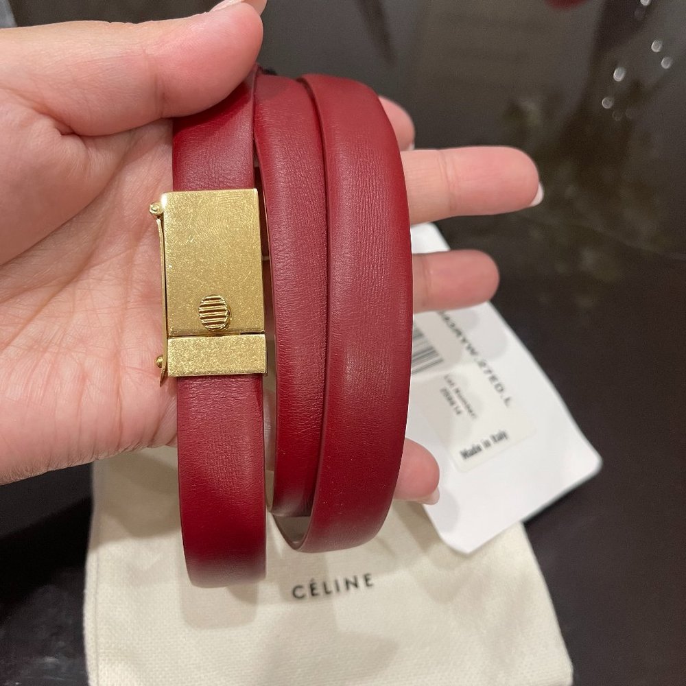 Celine Belt - Red Large